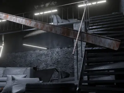 Loft Interior 3D model