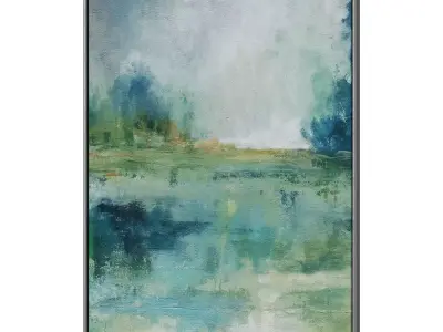Abstract Painting Frame set 3D model 795