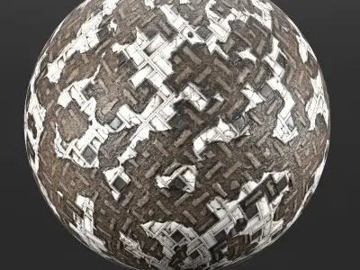 20 ceramic-tile materials Low-poly 3D model