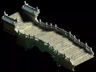 Peach Blossom Island - Tianshui Bridge 28 3D model