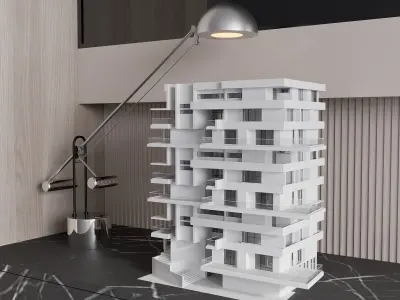 TV WALL NO37 A 3D model