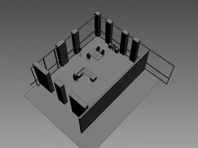 office interior md1299 b03 3D model