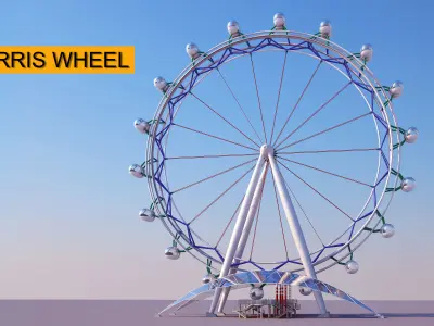 Ferris Wheel 3D model