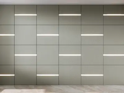 Decorative Wall Panel 3D wall  panel 3d panel Free 3D model