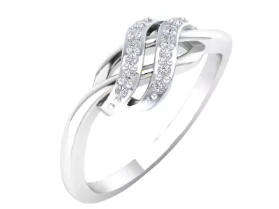  Women Ring Render 3dm STL MTL SLC JCD OBJ FBX Details 3D print model 11