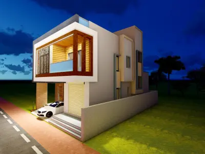Best House 3D model 3D model
