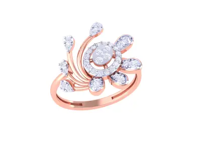 Women Ring MTL 3dm STL OBJ FBX Details 3D print model 34