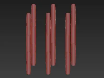 Delightfull four sticks 3D model