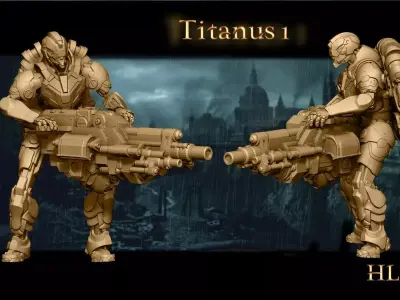 Heresylab Redeemers Titan Robot 1 3D print model