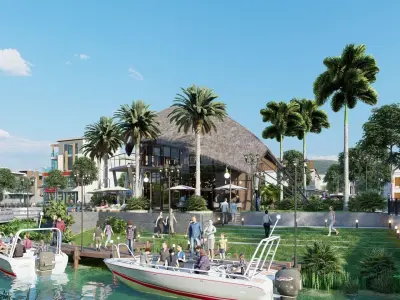 Modern Club House Full Lumion Exterior Scene 3D model