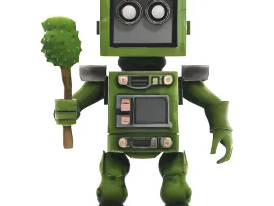 Articulated Robot Army Collection 3D print model