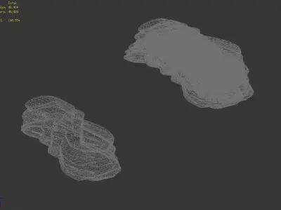 Ancient Desert - Sand Stone 0109 3D model