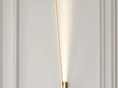 Lever LED Wall Sconce By Kuzco Lighting 3D model