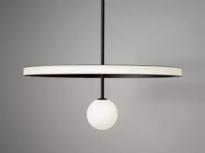 Ring Pendant Lamp 3D model