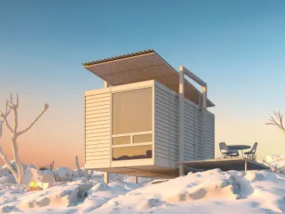 Archviz - Cabin 02 3D model