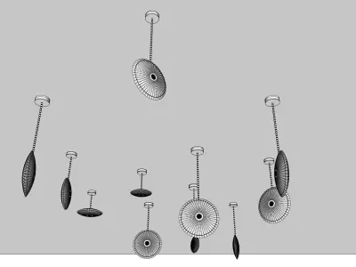 Pendant Ceiling Lamps 3D model