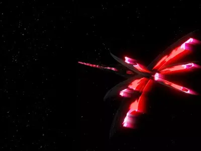 Dark Spaceship-Fighter Class 3D model