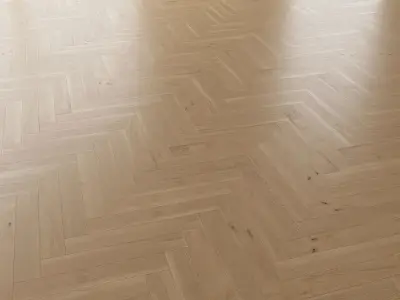  Parquet Oak Natural Brushed set 2 3D model