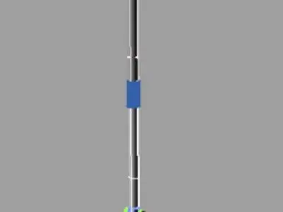 Broom mop 3D model