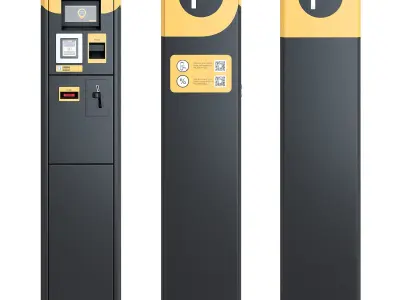 Parking meter 3D model