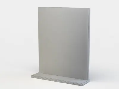 Window metal door Low-poly 3D model