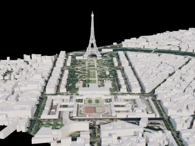 Paris - France 3D model