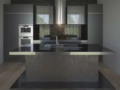 Kitchen Furniture VII 3D model
