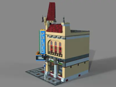 Lego cinema 3D model