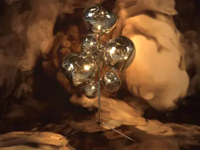 T Dixon MELT STAND Floor Lamp 3D model 3D model