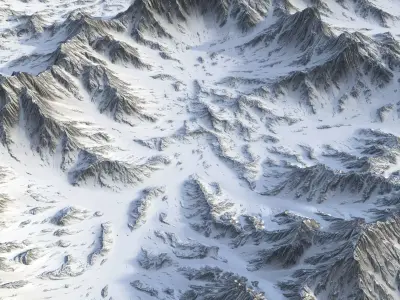 Landscape 84 Low-poly 3D model