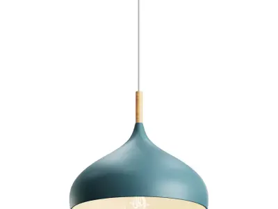 Nordic Simple Macaroon Color Pendant Lights 3D model