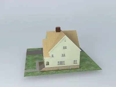 Big Old House Free 3D model