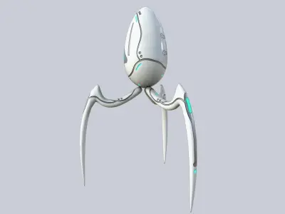 Alien troop Low-poly 3D model purchase