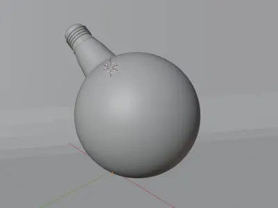 Glass bulb Free 3D model