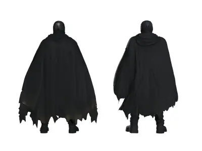 Suit Armor Superhero Knight Character 3D Model 3D model