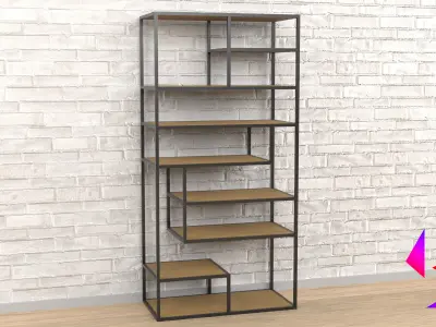 Floor shelf Free 3D model