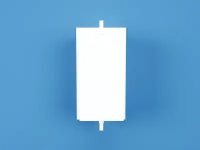 Black Metal Sconce Light Fixture 3D model