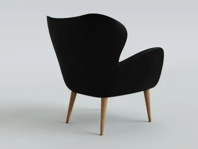 Neo Chair Low-poly 3D model