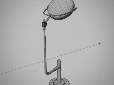 Old Operating Theatre Spotlight Low-poly 3D model
