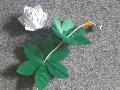 Lotus Lamp Free 3D print model