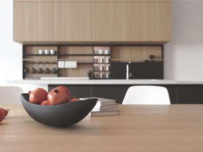 living room 3D model 122