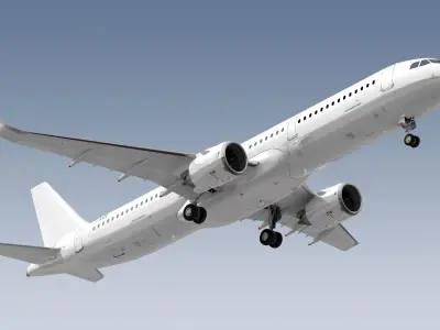 A321neo Generic White 