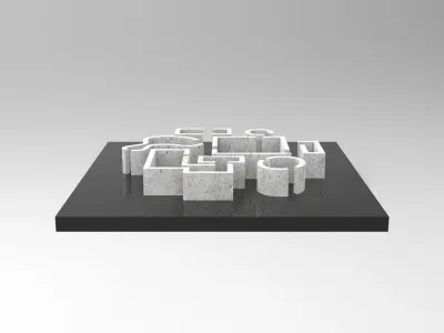 ARCHIPLAN 09 Low-poly 3D model