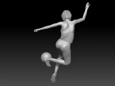fifa street player women 1 3D print model