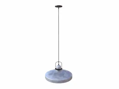 Concrete Hanging Lamp 3D model