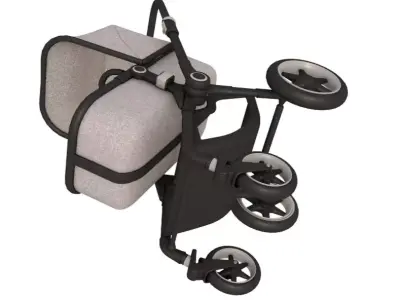 Baby Stroller 3D model