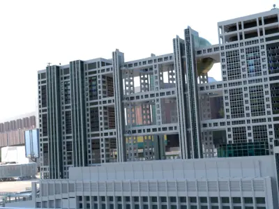 Fuji TV Headquarters 3D model
