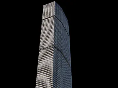 MetLife Building - NYC Low-poly 3D model