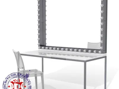 dressing room mirror 3D model