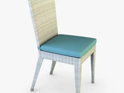 Rexus chair white v 1 3D model